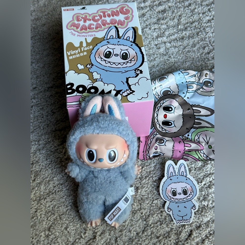 Pop Mart The Monsters Labubu Exciting Macaron Authentic Sea Salt Coconut